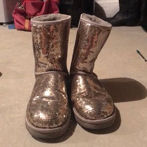 Sequin UGG boots size 8